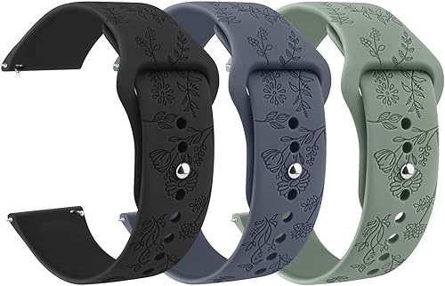 Miniatura 11 de Meliya Veryfit - Correas de reloj inteligente, correas de reloj de 22mm para IDW13 IDW16 IDW19 IDW26 IDW28 Smartwatch, correa de repuesto deportiva