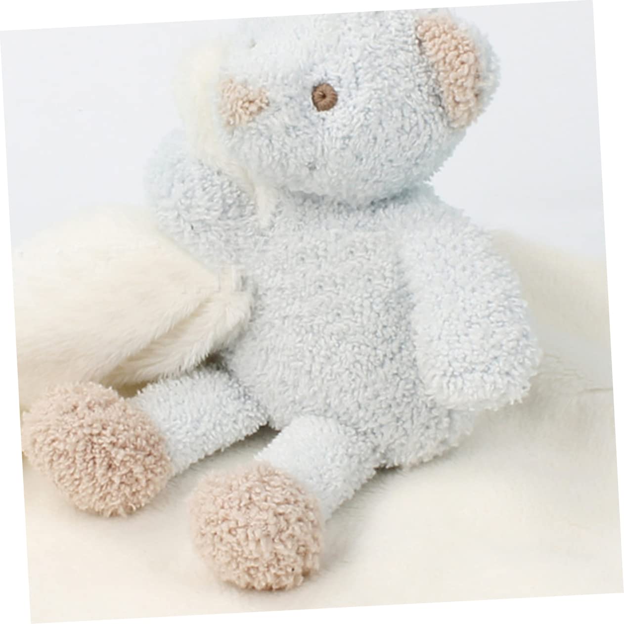 Cabilock 3stücke Pacifying Doll Niedliches Schmusetuch Für Neugeborene Beruhigende Spielzeugpuppe Aus Hautfreundlichem Material Für Kinderwagen Und Krippen Sorgt Für Und