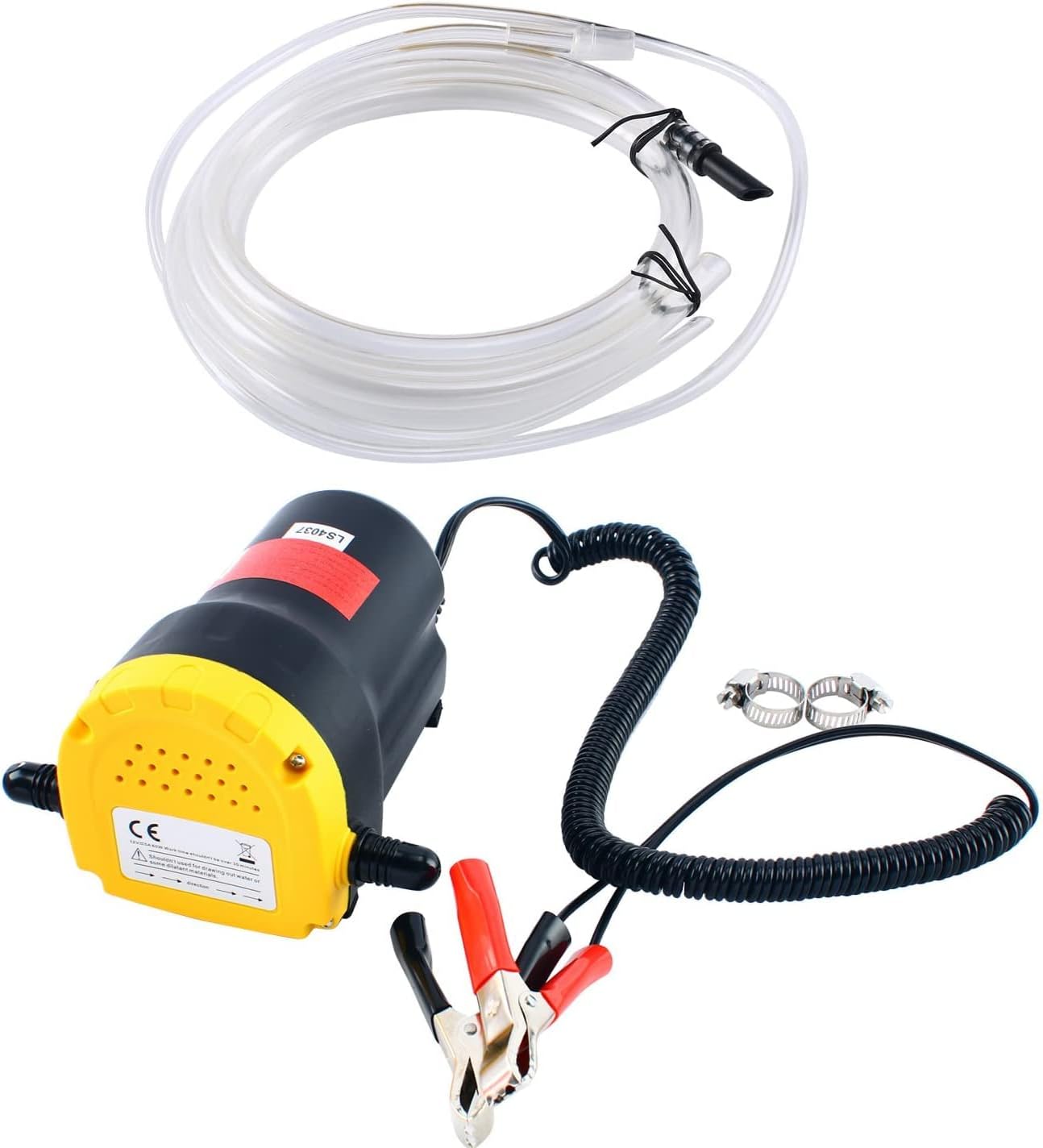 XeternityMade 12V 60W Oil Change Pump Extractor, Oil/Diesel Fluid Pump