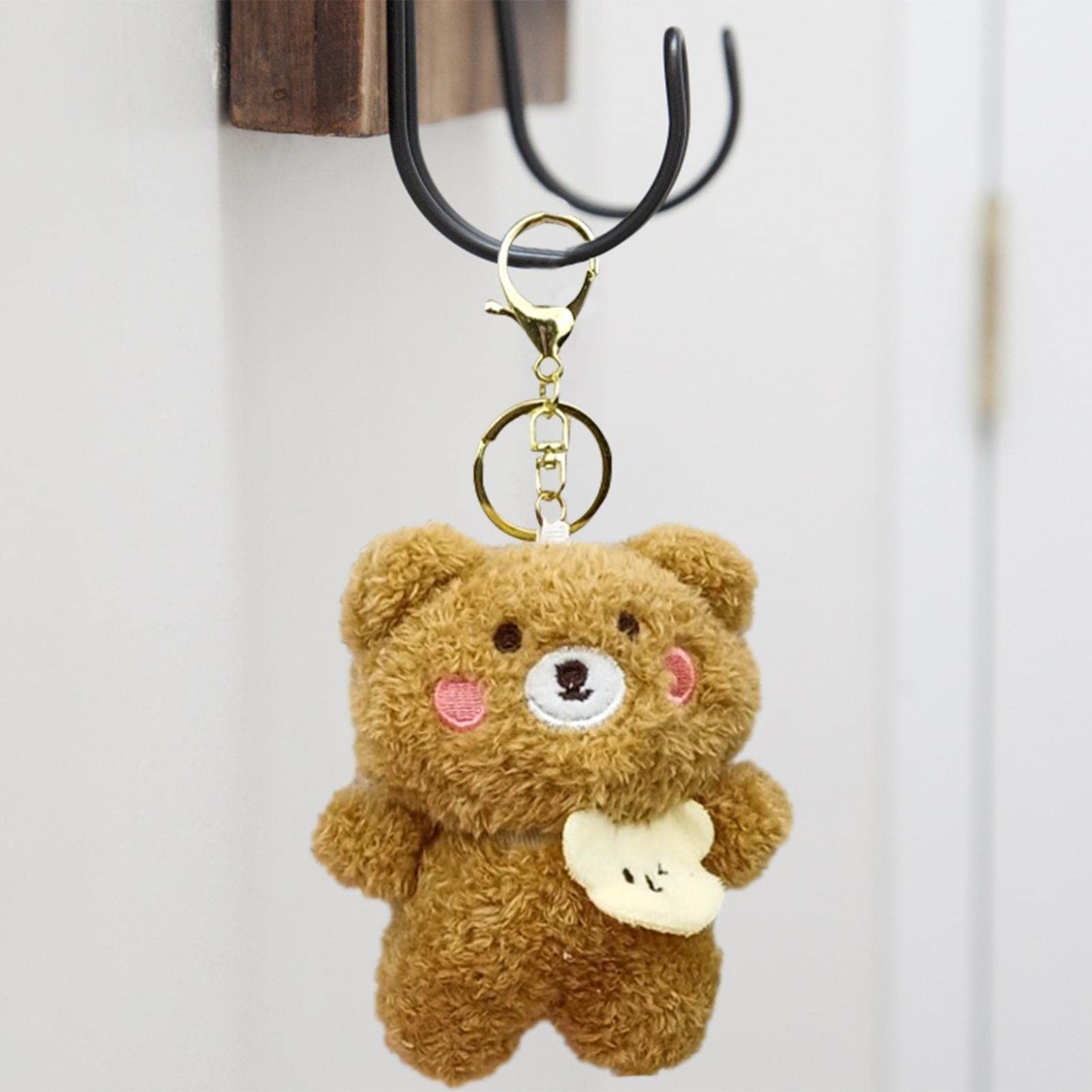 Amazon.co.jp: くまのぬいぐるみキーホルダー | ふわふわクマの