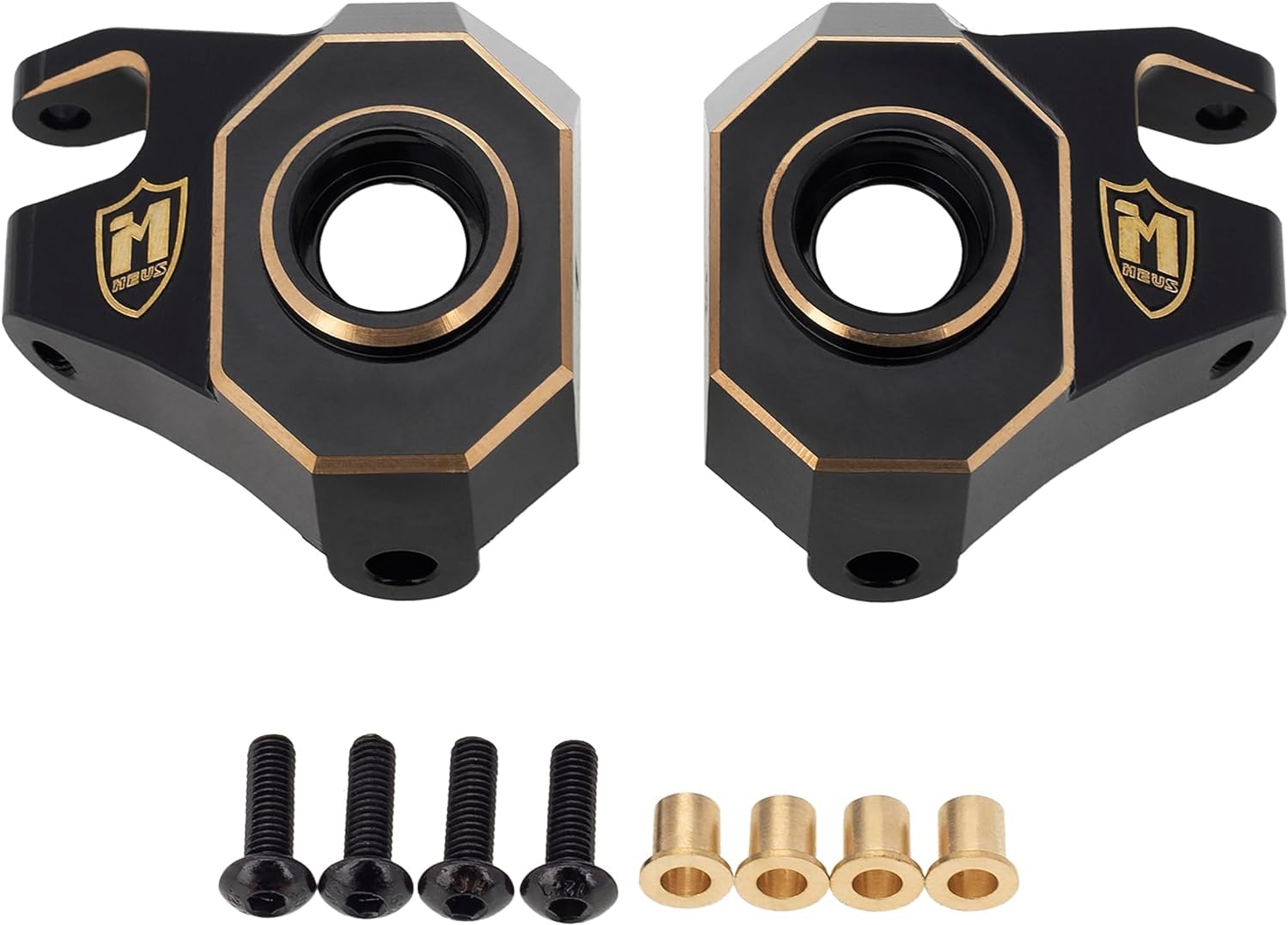 MEUS RACING AR45 Brass Steering Knuckles for Axial SCX10 PRO & SCX10 III 1/10 Crawler Upgrades Parts