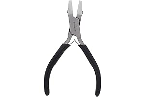 The Beadsmith Double Nylon Jaw Chain Nose Pliers With Soft Grip Handle