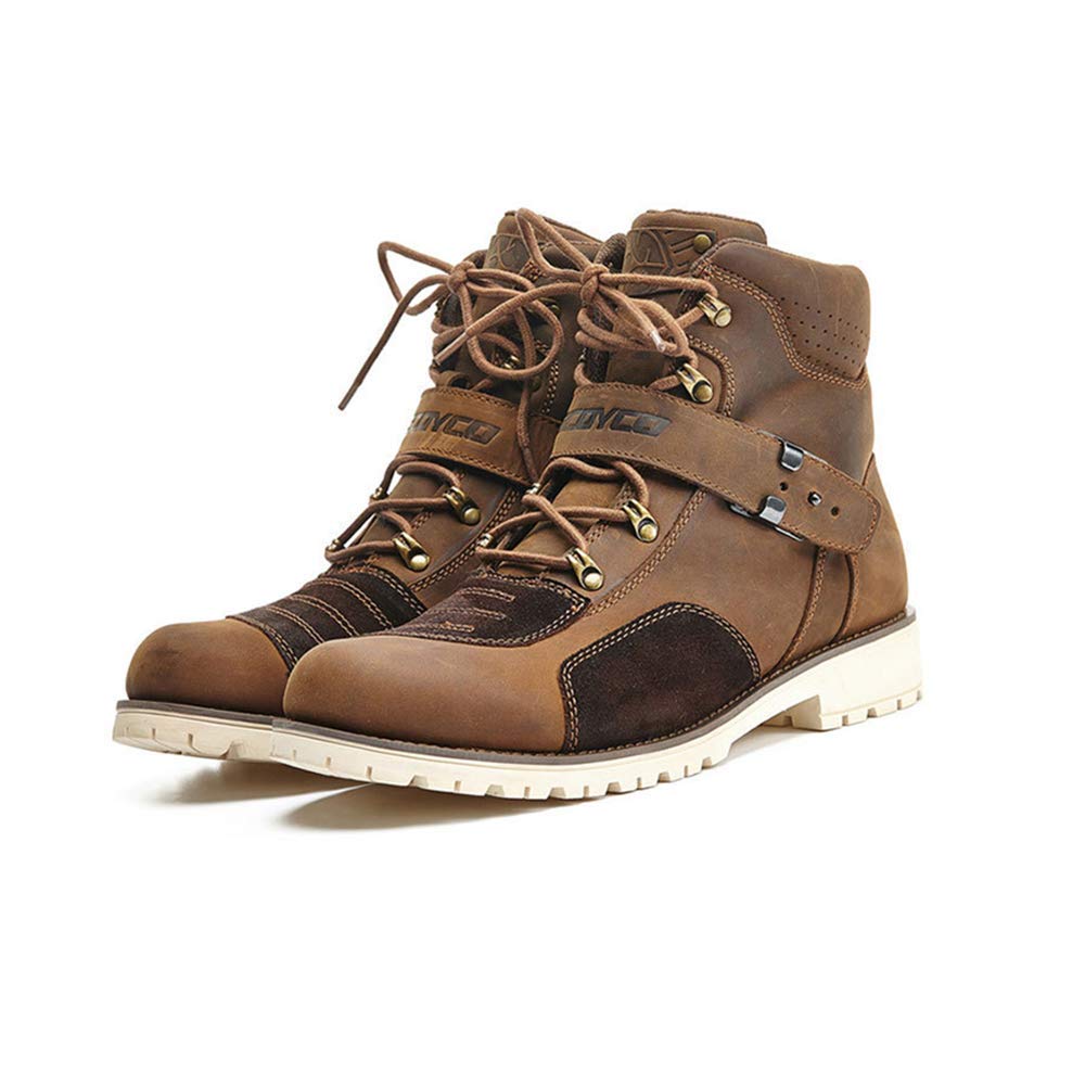 SCOYCO Genuine Leather Motorcycle Boots 