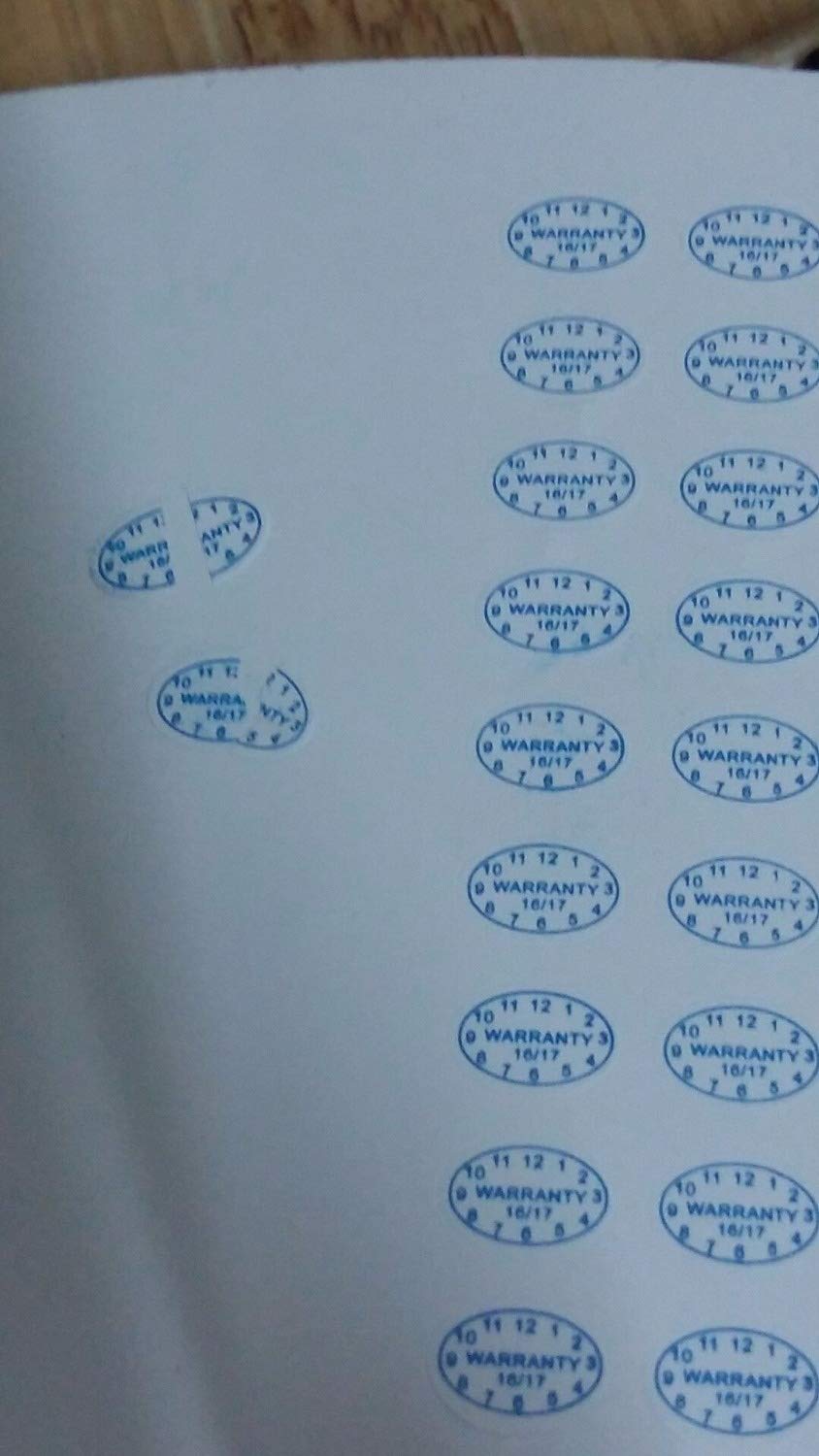 5000pcs / lot etiqueta adhesiva, la etiqueta frágil, dia0.9X0.6cm