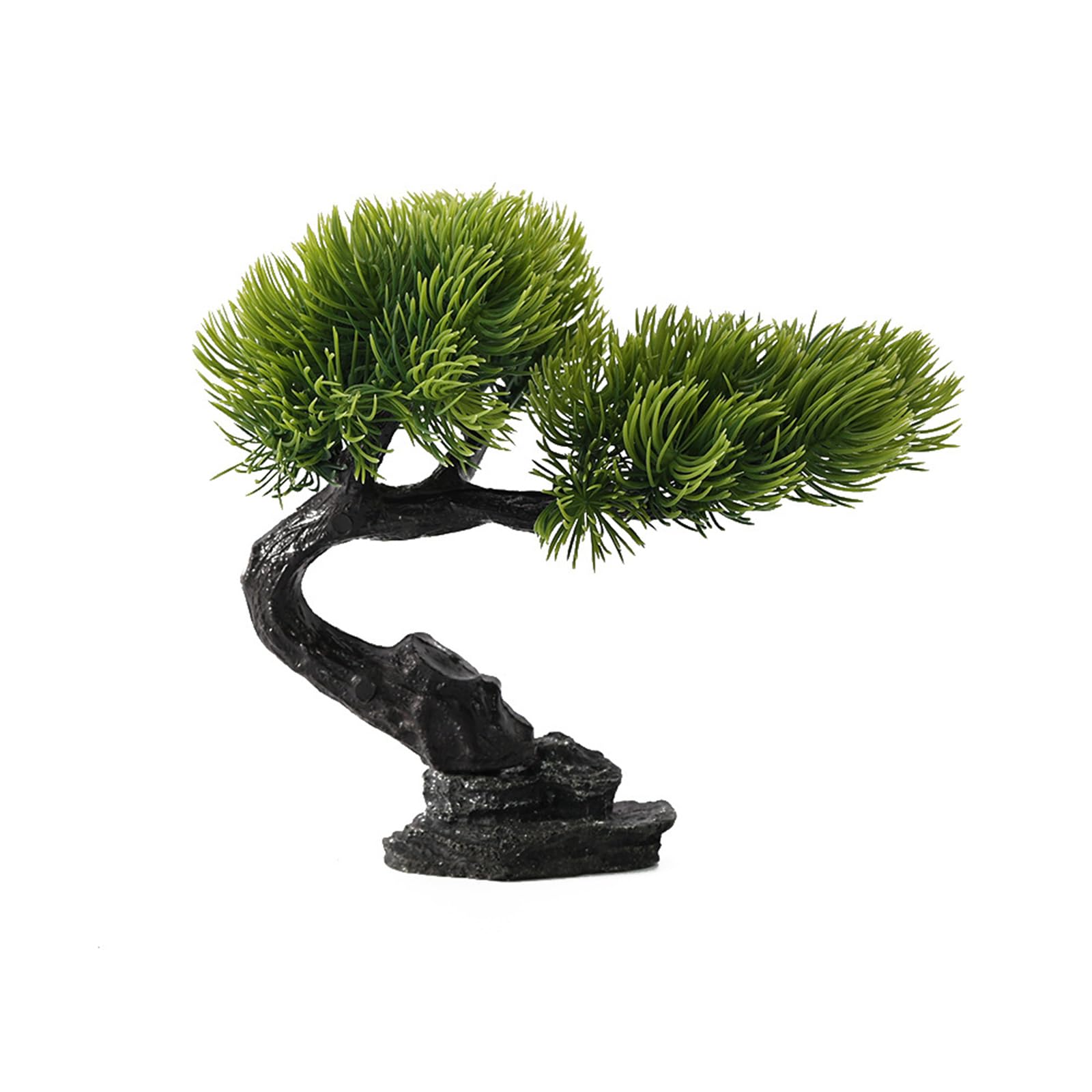 Bbajszx Beauty Pine Green Aquariums Handicraft Artificial Plant Breeding Plant Decoration Fishtank Landscape Supplies Aesthetic Displays Miniature Tree Decorations