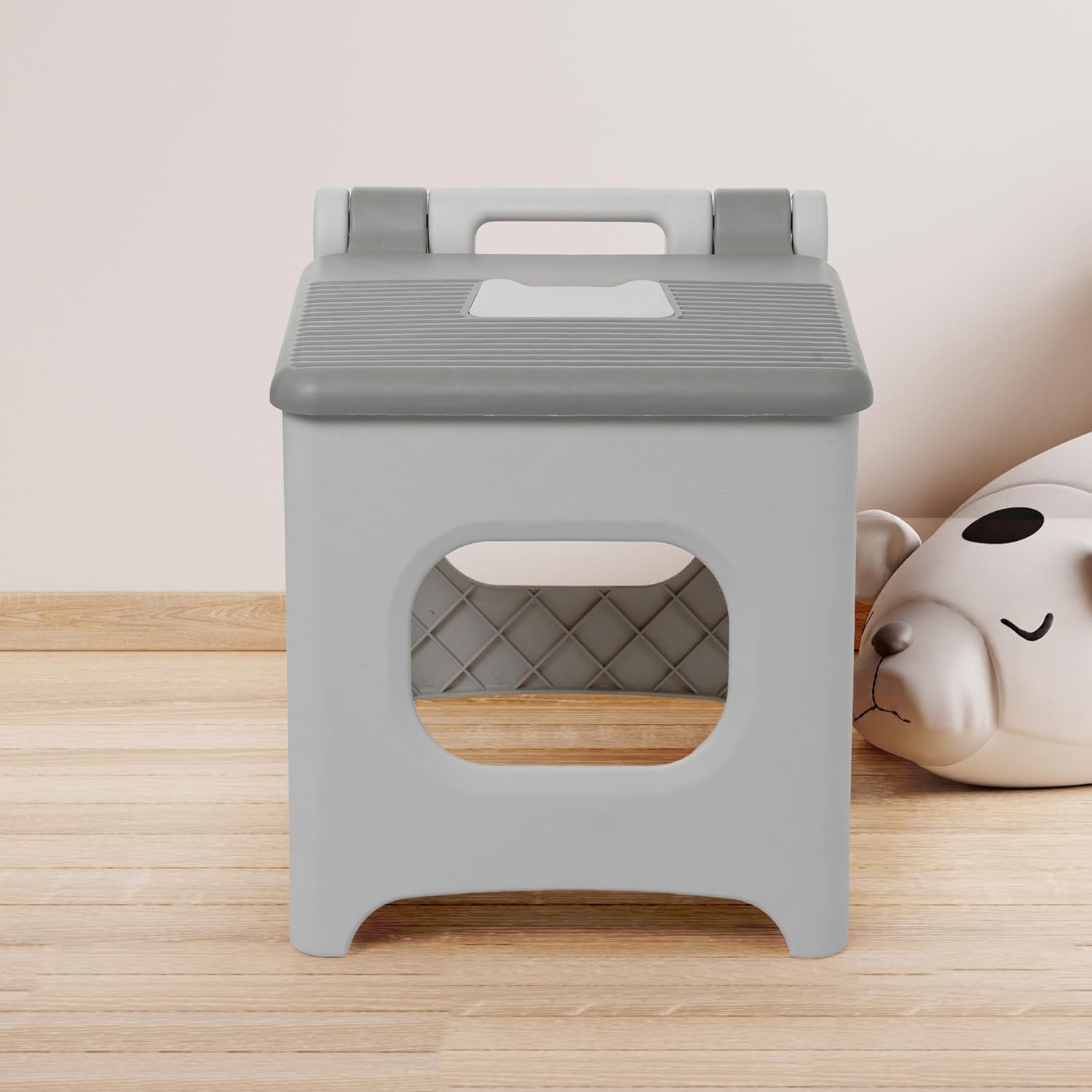 SEVIA Portable Stools Folding Lightweight Collapsible Stool Plastic Foldable Fold up Stool for Adults for Kitchen, Bathroom, Bedroom, Office, Camping, Fishing, Picnic, Travel Hiking-image-26