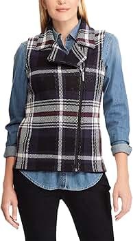 Amazon.com: Chaps Women's Sleeveless Cotton-Vest, Blue Multi