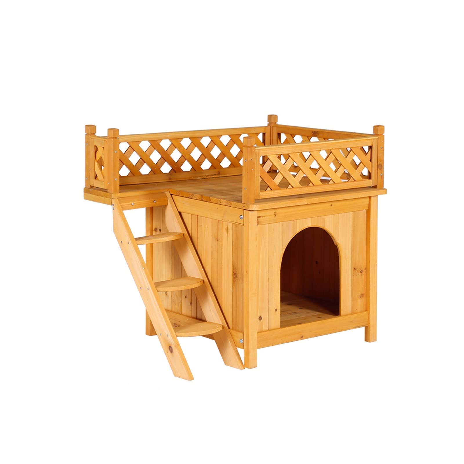 Cat House Removable Cage for Cats, Cat Litter for Outdoor Cats, Two-Storey Bedroom, Climbing Frame, Villa, House for Cat Cages for Indoor Cats