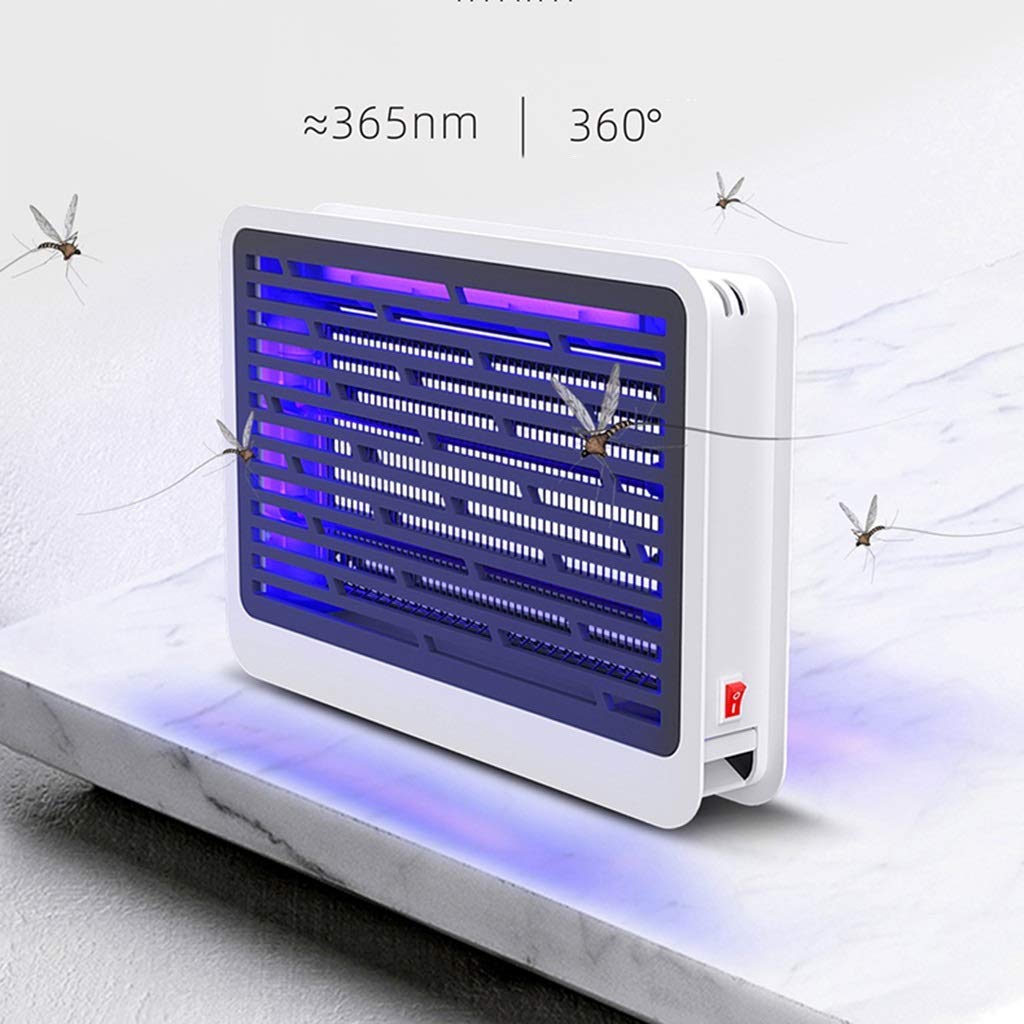 Trampa para Mosquitos Exterminador de Insectos Lámpara para Mosquitos Mata Insectos eléctrico para Interiores Mata Mosquitos, Insectos, Moscas y Otras plagas Mata Mosquitos eléctrico Lámpara LED para