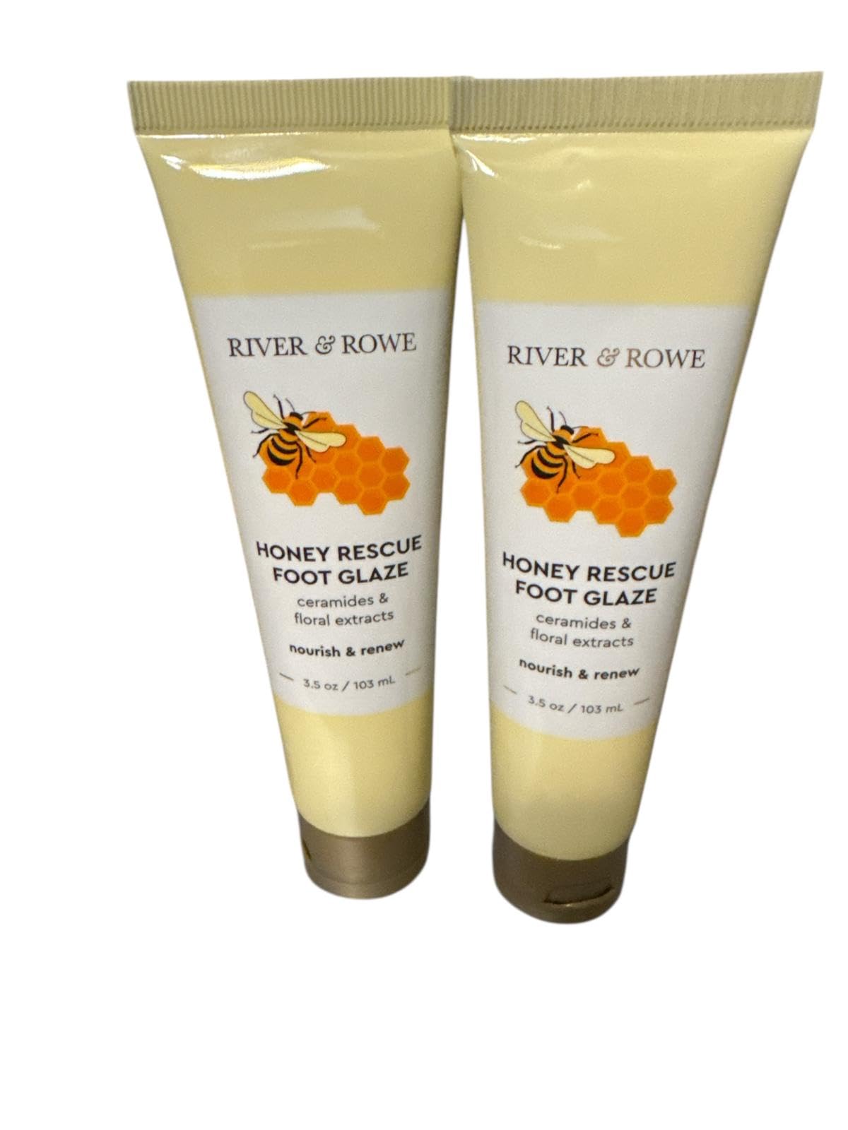 Amazon.com : 2-pack River & Rowe Honey Rescue Foot Glaze Ceramides