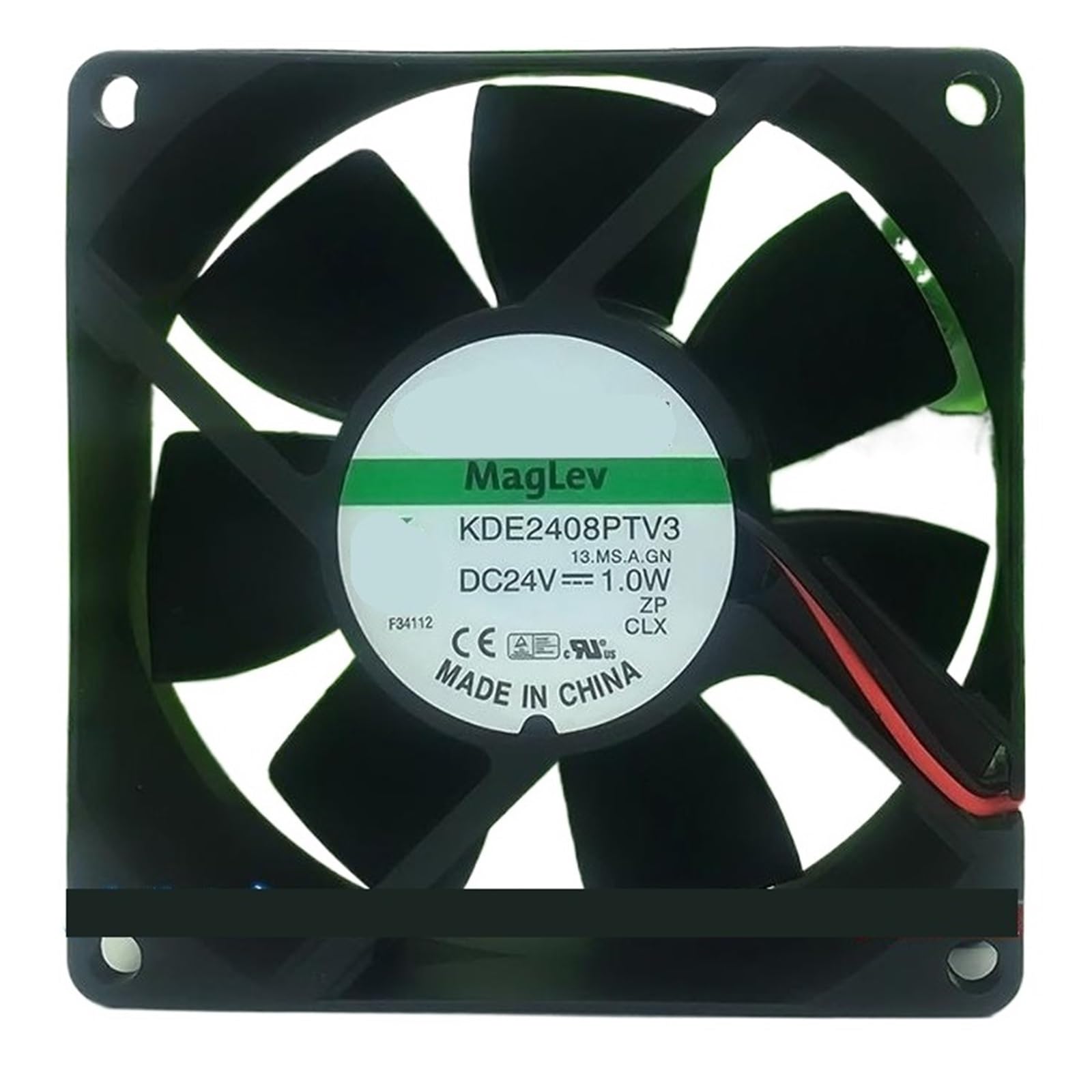 Ventilateur de refroidissement KDE2408PTV3 efficace contre la surchauffe des machines 24V