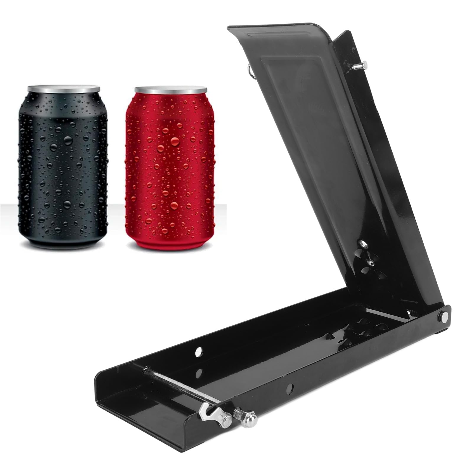 Foot Operated Can Crusher Stainless Steel Aluminum Can Smasher for 16oz Aluminum Soda Bear Tall Tin Cans