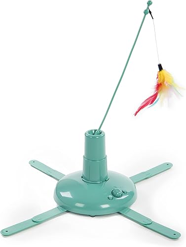 SmartyKat Juguetes electrónicos de movimiento/movimiento para gatos y gatitos, funciona con pilas, imita el movimiento de la presa real, juego