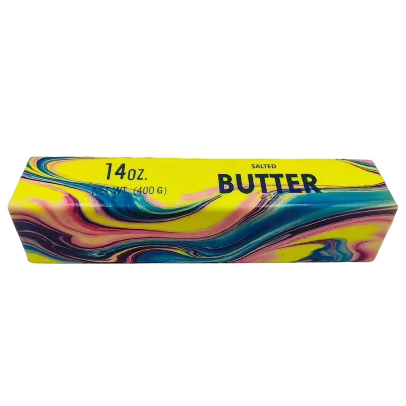 Butter Squishy: 2026 Upgraded Squishys Rainbow Butter Sensory Stress Relief Squishies, Giant Jumbo Slow Rebound PU Material Butter Stick for Relaxation & Focus, Office or Party Favor
