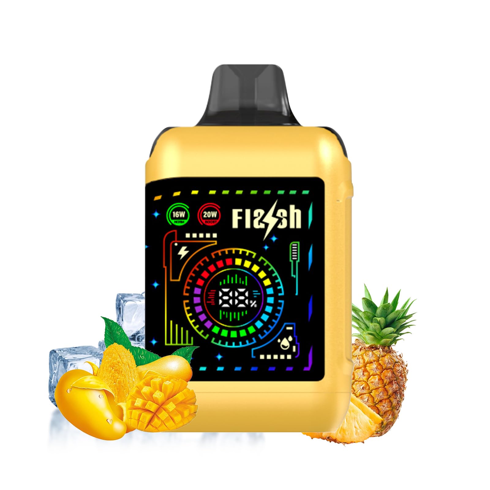 電子タバコ 使い捨て AIVONO Aim Flash 35000回 ベイプ 本体 vape シーシャ 持ち運び 650mAh 充電式 2つのモード ベイプエンジン 禁煙パイポ 禁煙グッズ 水蒸気タバコ 人気 ニコチン タール無し (マンゴーパイナップル)