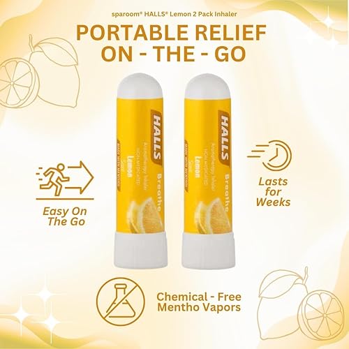 Miniatura 10 de SpaRoom HALLS - Aceite esencial de limón para aromaterapia con mentol y aceites esenciales 100% puros (paquete de 2)