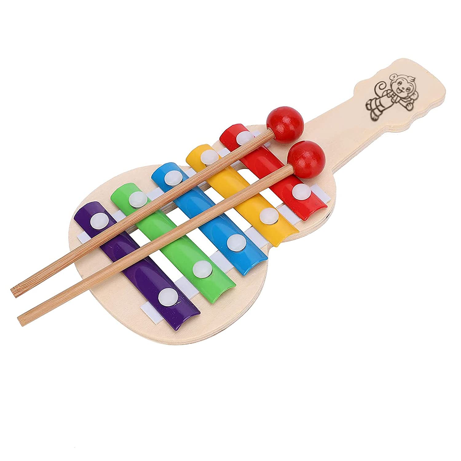 Buy ADA Handicraft Gitar Xylophone for Kids, Wooden Xylophone Toy with