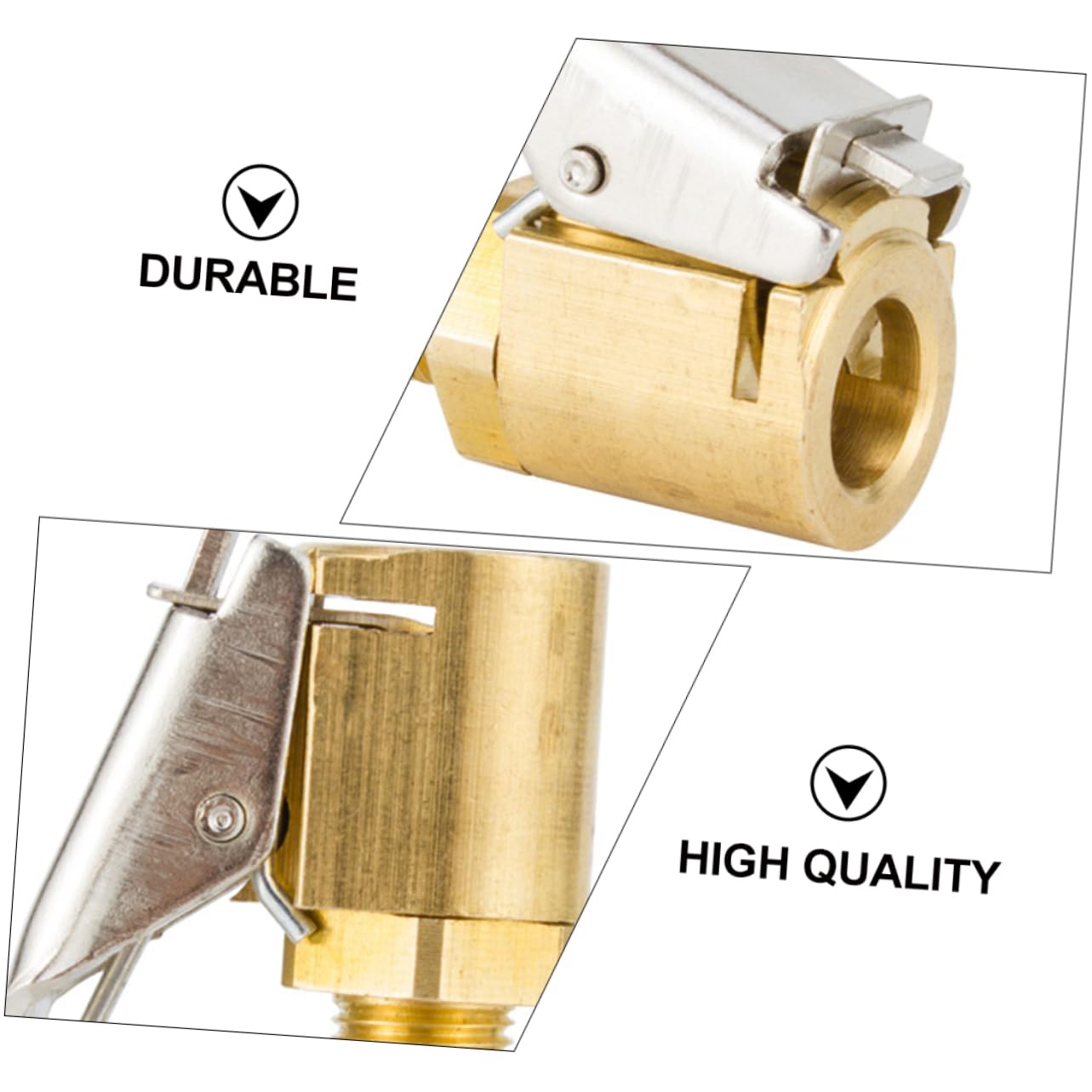 SOESFOUFU 3sets Valves Tire Inflator Air Compressor Car Air Chuck Chuck Thread Fit 8mm Hose Diameter 4pcs*3