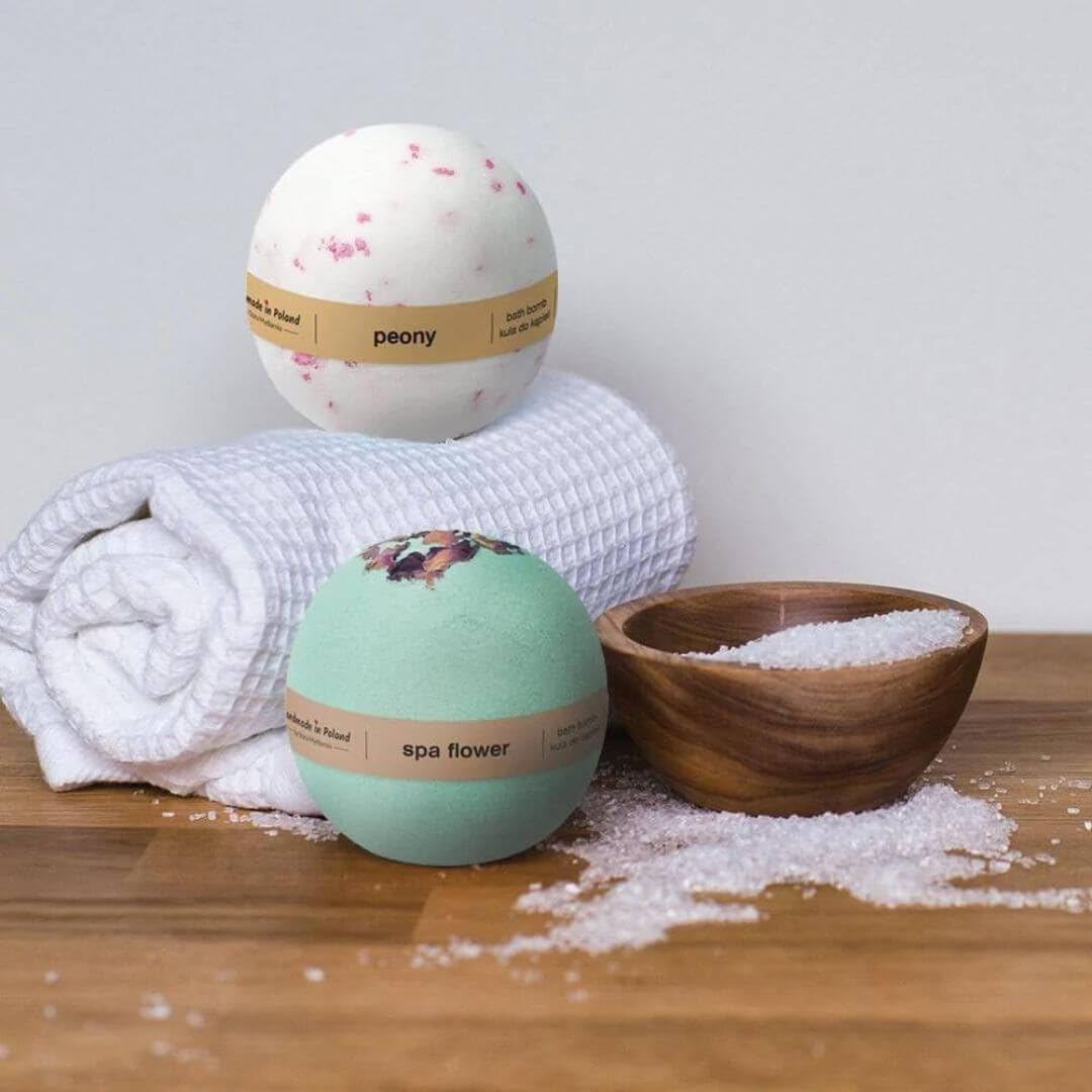 Pursonic Pursonic Colorful Macaroon Bath Bombs Gift Set (Coconut Cream), 50 Grams