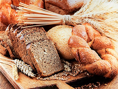 Tabla de Cortar y Bandeja para Challah - Vidrio Templado con Diseño Pintado de Shabbat - de The Kosher Cook miniatura 2