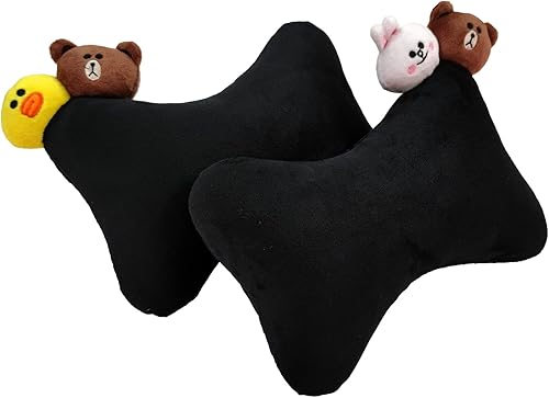 Tianmei 2 almohadas de cuello para asiento de automĂłvil de muñeca para automĂłvil y SUV, cojĂn universal para reposacabezas de apoyo de conducciĂłn Tianmei 2 almohadas de cuello para asiento de automĂłvil de muñeca para automĂłvil y SUV, cojĂn universal para reposacabezas de apoyo de conducciĂłn