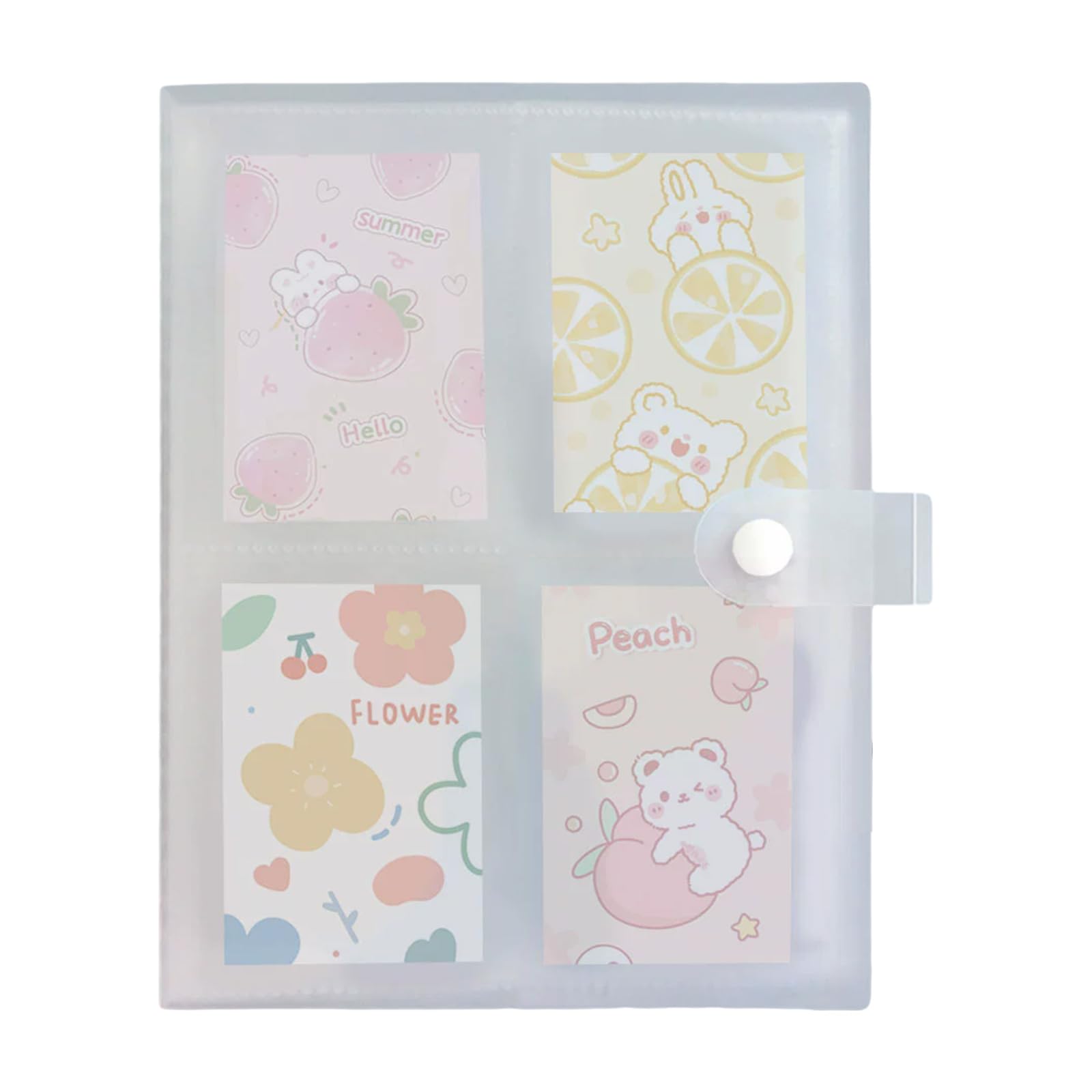 Photocard Album Binder Large Capacity for Preservation Photo Card Train Ticket Card Collection Book