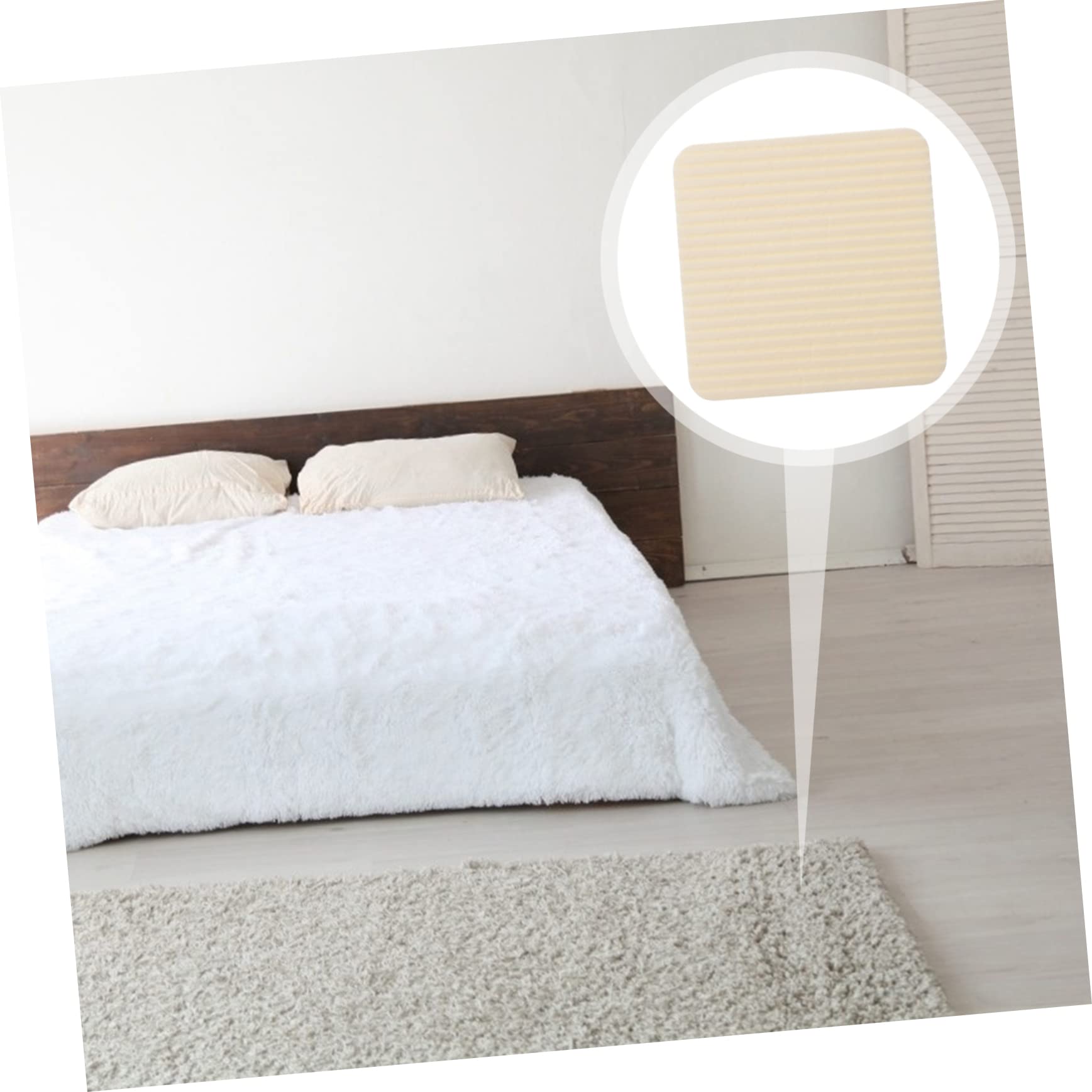 PRETYZOOM 16pièces Autocollants Antidérapants pour Tapis Grippers Adhésifs Non- pour Tapis De Salle Cuisine Et