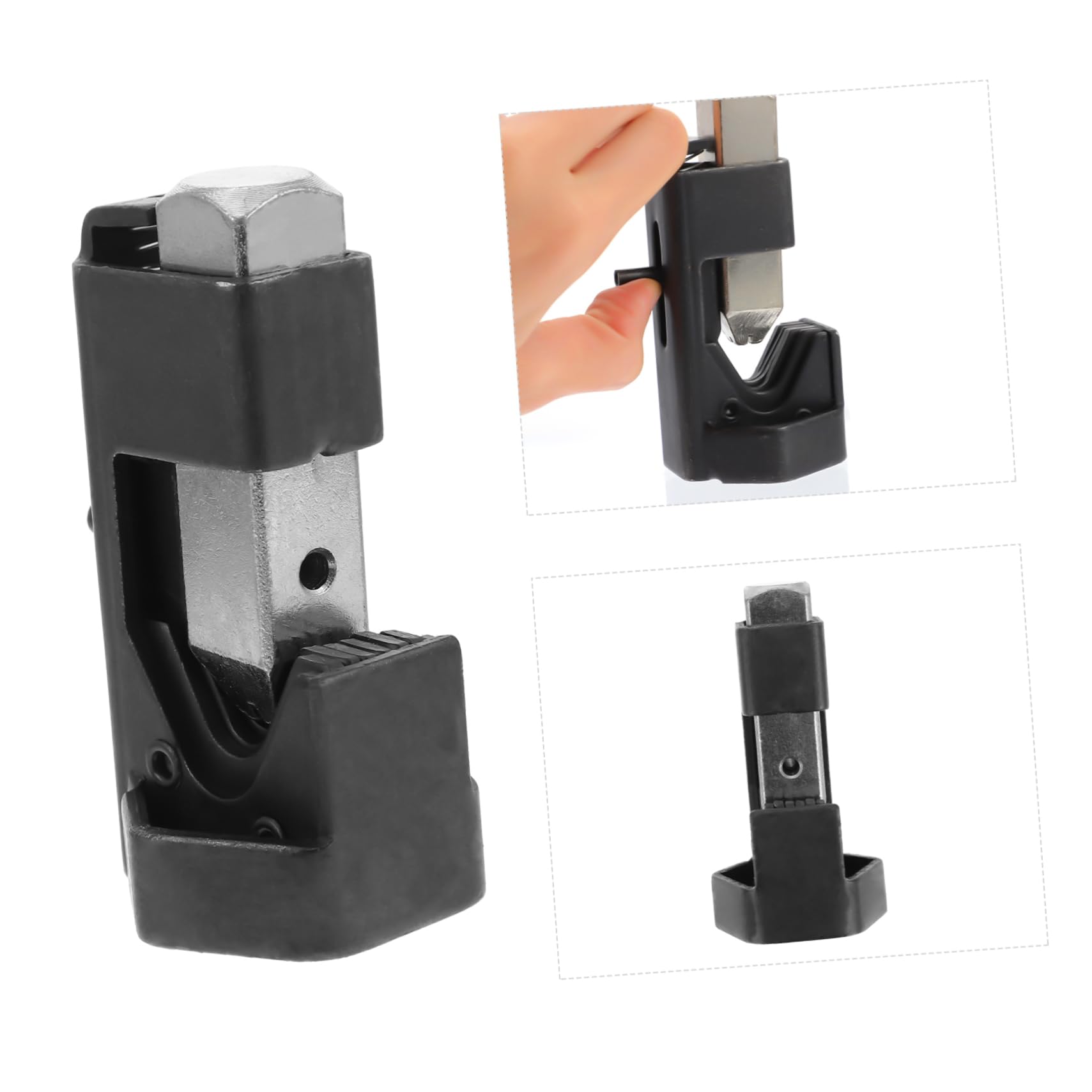 Crimpatrice a Martello per Cavi in Acciaio Inox, Nero | Giunzione Terminale-cavo, Crimpature Pulite, Utensile Multifunzione per Batteria