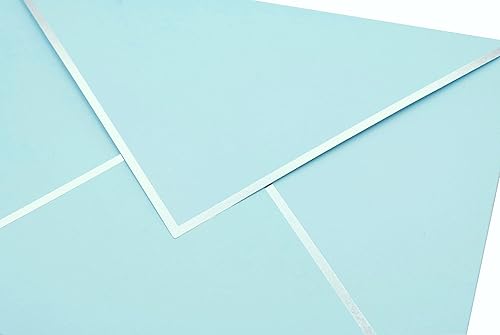 Miniatura 5 de Sobres A7 Sobres de correo de lujo con solapa en V para tarjetas de 5 x 7 pulgadas para bodas, invitaciones, baby shower, fotos, graduación,