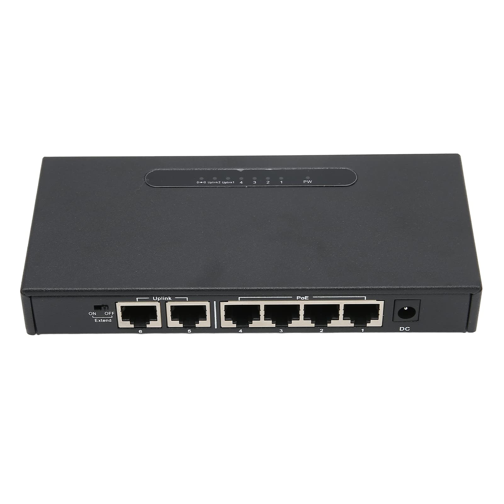 10/100Mbps PoE Switch, High Performance Chips 6 Port PoE Switch 6 Port Metal Shell for Computer European regulations-image-12