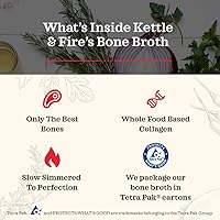 Vista 5 de Kettle and Fire - Sopa de caldo de huesos de pollo, amigable con la dieta Keto y Paleo