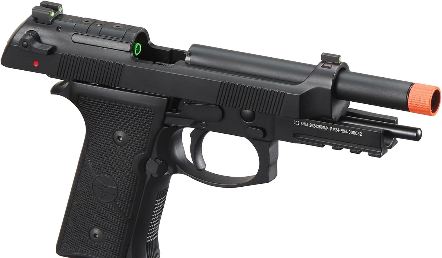 GoldenBall Vorsk Raven R9-4 Gas Blowback Airsoft Pistol - Black