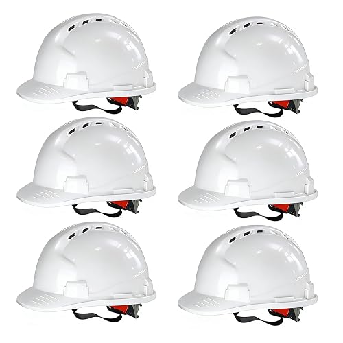 4 Pt. Suspension Hard Hat Bulk Safety Helmets Adjustable Ratchet