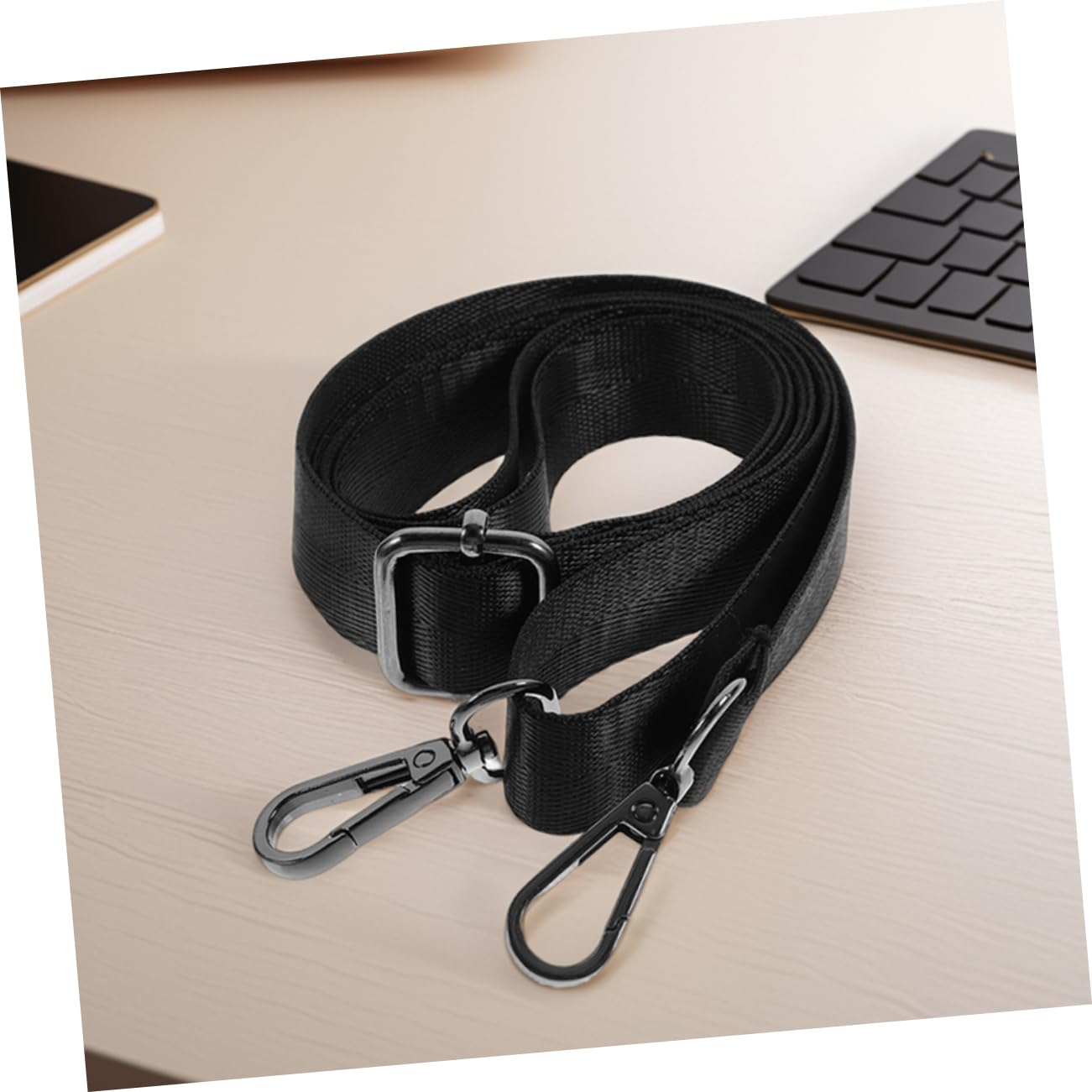 Sangles De Jambe élastiques Pour Couvertures De Cheval - 2 Pièces Réglables Avec Mousquetons Double Pivot - Noir