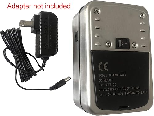 Miniatura 4 de Motor universal de acero inoxidable 304 silencioso alimentado por batería, inalámbrico para parrilla, camping, doble uso como motor de batería y