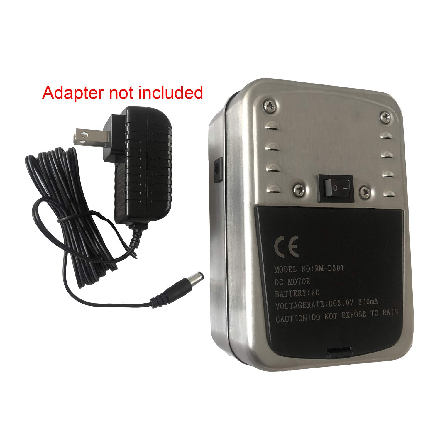 Motore Universale Per Girarrosto A Batteria - Senza Fili, Acciaio Inox, Doppia Alimentazione - Foto 3