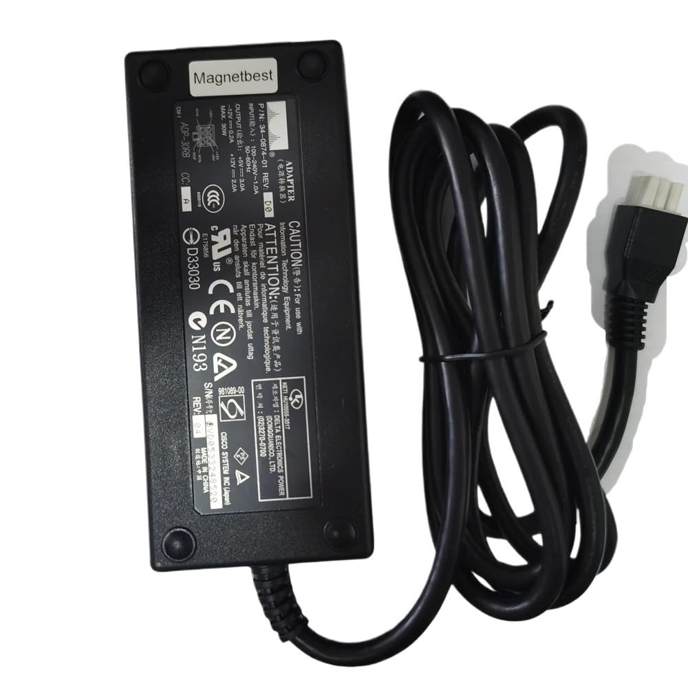 Cargador Adaptador AC Solución a Reinicios de Router Cisco ADP-30RB 30W
