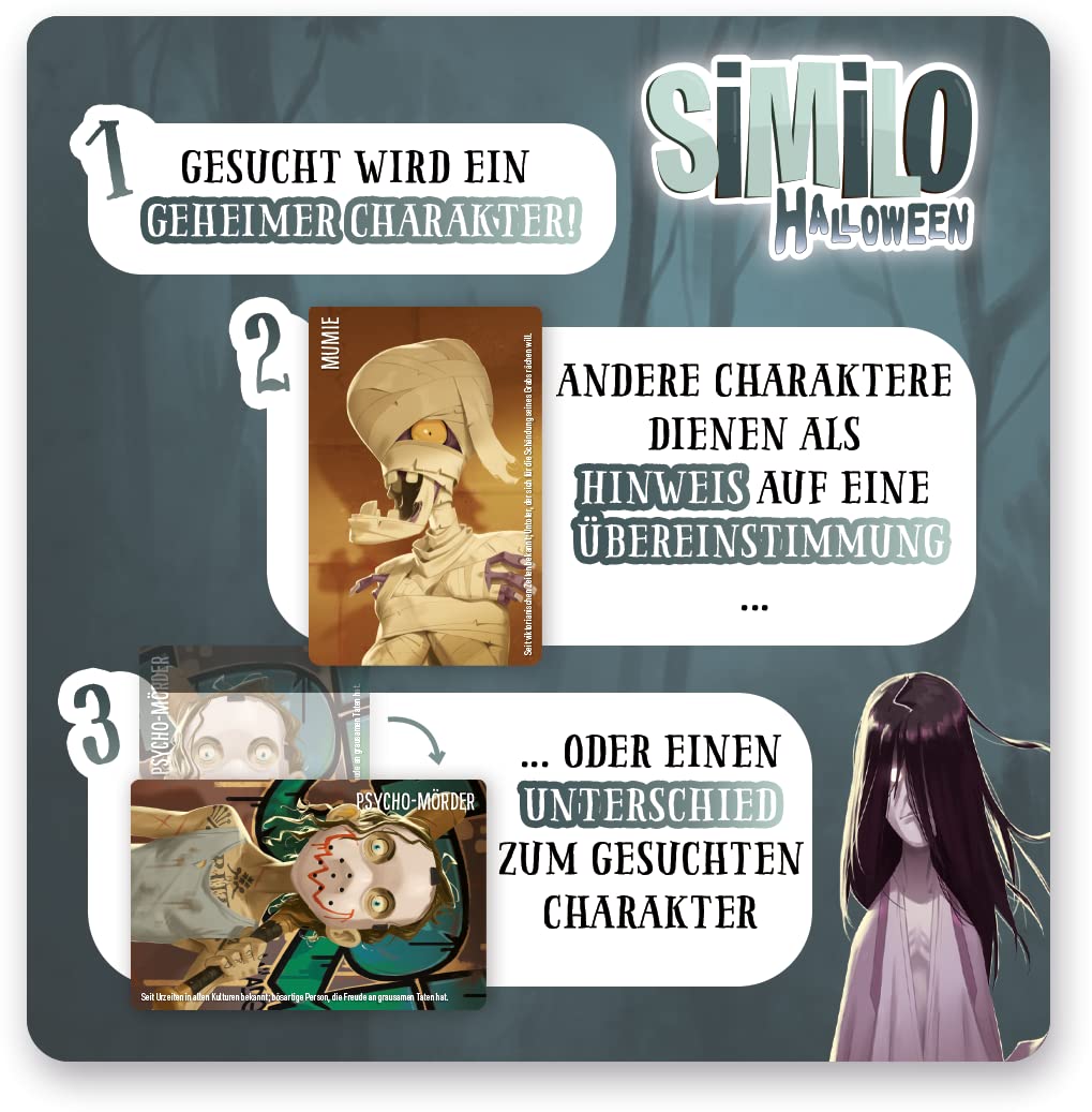 Similo: Halloween - Horrible Guild - gra karciana - dla 2-8 graczy - od 7 lat - niemiecki