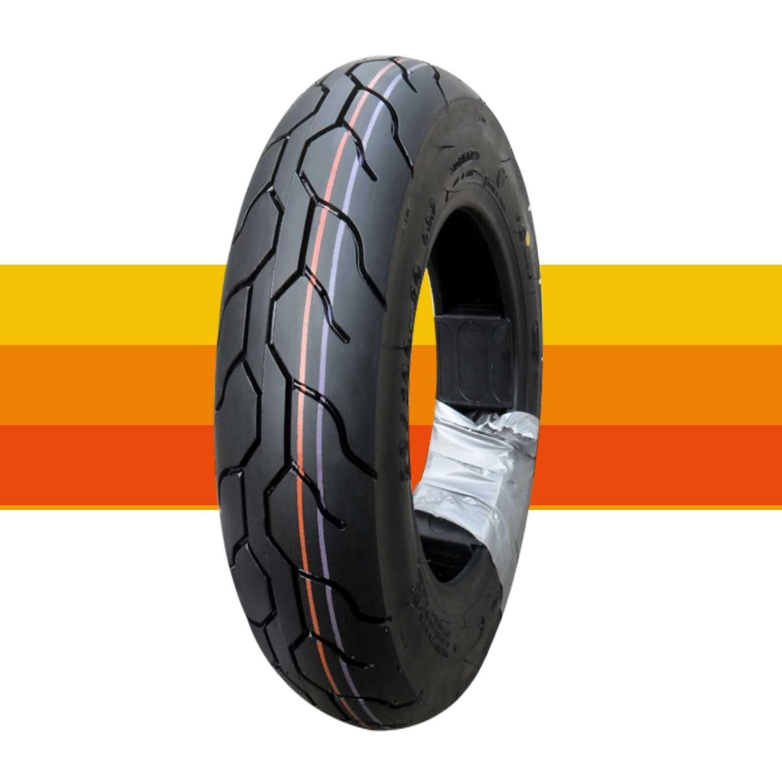 90/100-10 Opona Motocyklowa Tubeless | Przednia i Tylna | Odporna na Przebicia i Znaczący Zmęczenie | Indeks Nośności 53J | 250kPa | Dla Skuterów i Motocykli Miejskich