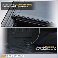 Vista 9 de Stehlen 642167822356 Compatible con Frontier 2005-2021 / Suzuki Equator 2009-2012 5 pies (60 pulgadas) cubierta rígida de aluminio duro de perfil