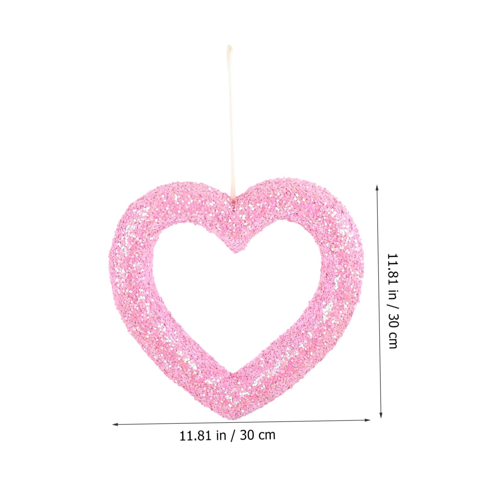 Alipis Colgante Decorativo De Corazón Decoración Colgante para Día De San Valentín Diseño Elegante
