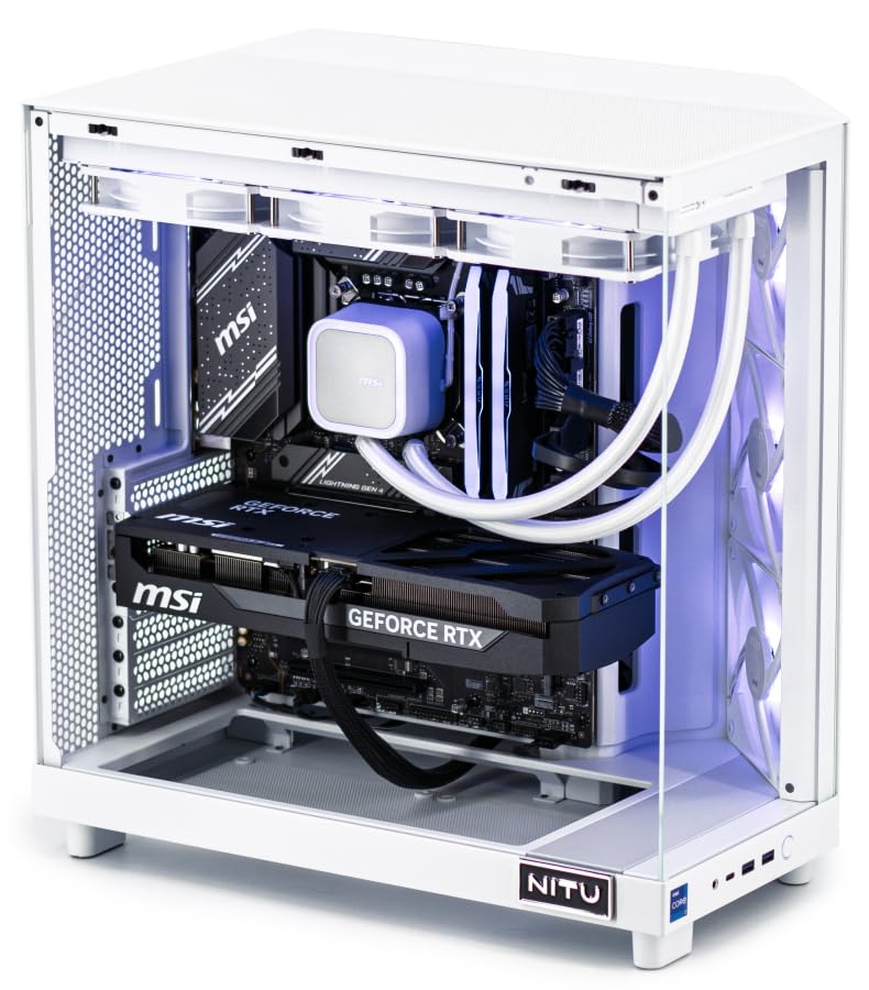 NITU Gaming PC | Intel Core i7-14700KF + RTX 5070 Ti 16 GB | 32 GB DDR5 | SSD NVMe 2 TB | Windows 11 Home | PC Gamer 1440p/4K Ray Tracing | Fuente 1000W Gold | Unidad Central de Alto Rendimiento