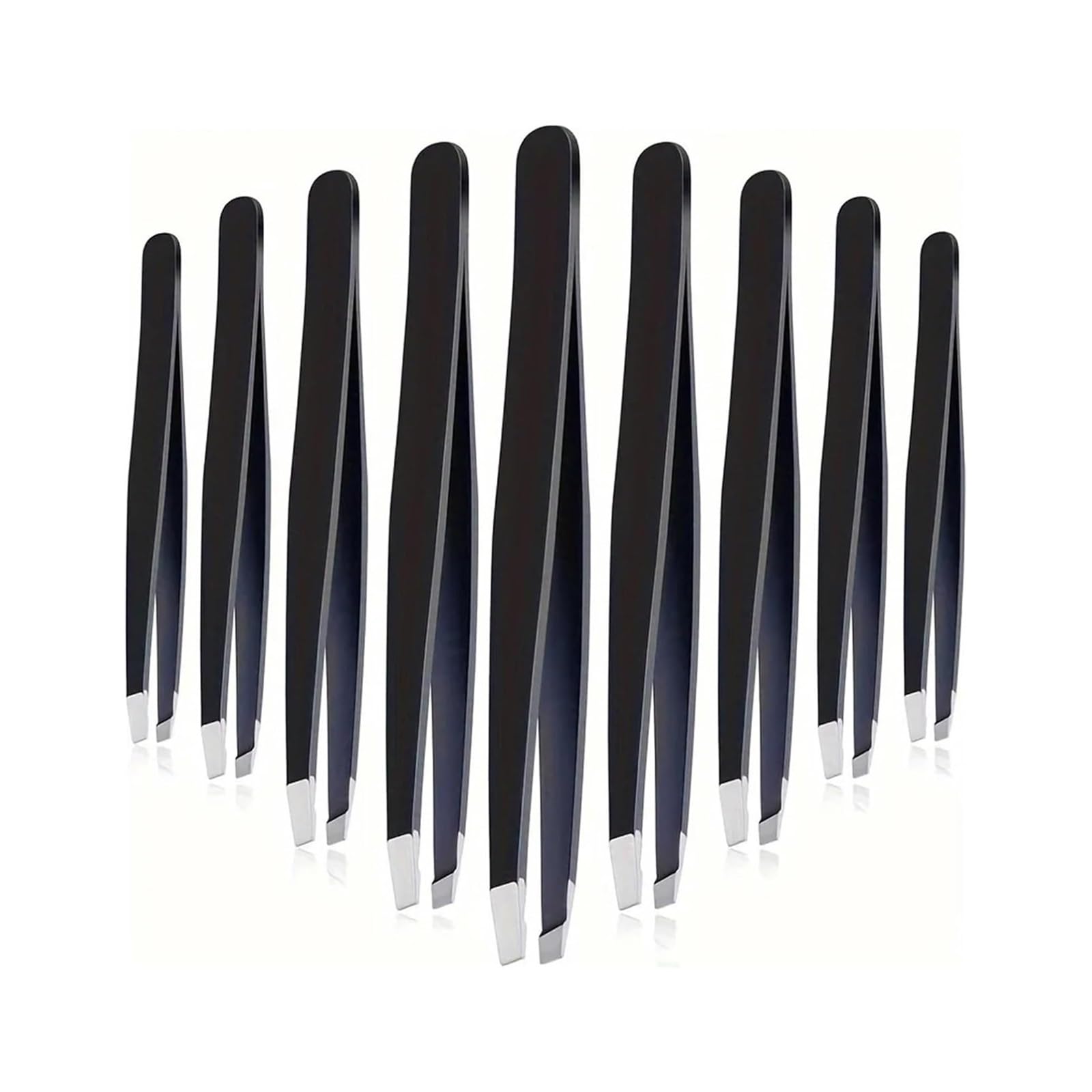 Stainless Steel Slanted Tip Eyebrow Tweezers