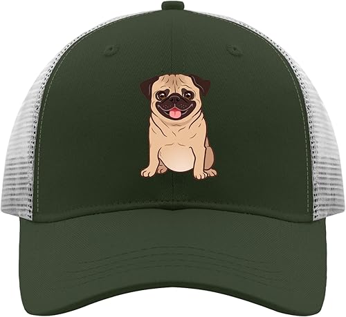 Sombrero de papá Pug Dog Dad sombreros, sombrero gráfico para papá para hombres