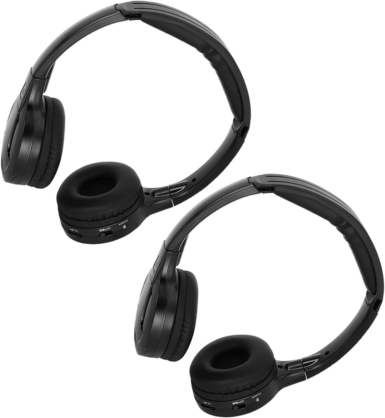 Pssopp MDX Infrared Headphones, Wireless Stereo Audio Earphones, Auto Power Mute, Comfortable Design for Vehicles Like and Town and Country