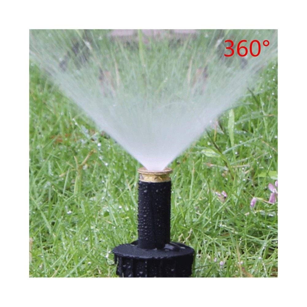 Annaffiatura del giardino irrigazione del prato inglese 1/2" regolabile in plastica Pop up sprinkler 90-360 gradi irrigazione del prato Forniture da giardino Prato innaffiatura di raffreddamento 10 pe
