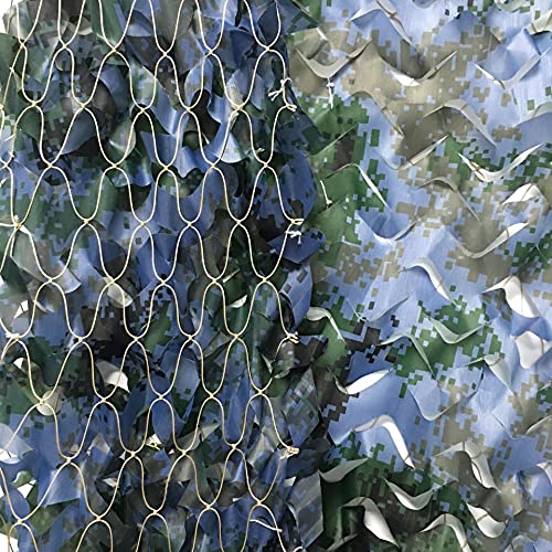 GLFYHG Tarnnetz Camouflage Netz Wald Jagd im Freien Tarnung Waldlandschaft Militär Tarnnetz Dekoration Sonnenschutz(Size… – Bild 4