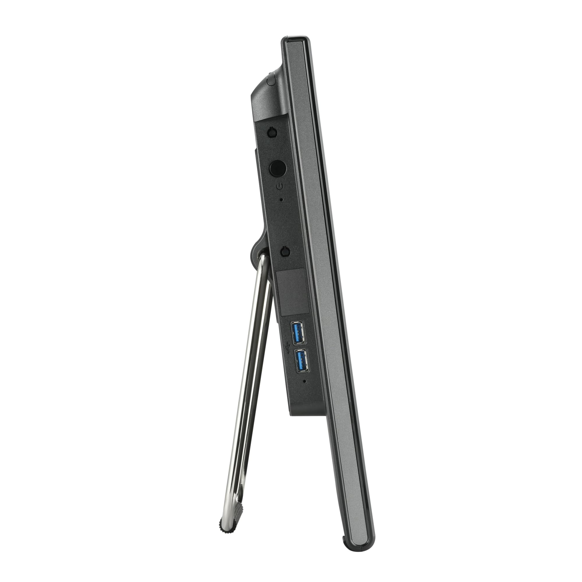 Shuttle All-in-One Barebone X50V9, 15,6 Zoll (39,6 cm), resistiver Touchscreen, Celeron 7305U, WiFi, IP54, ohne Lüfter, Betrieb
