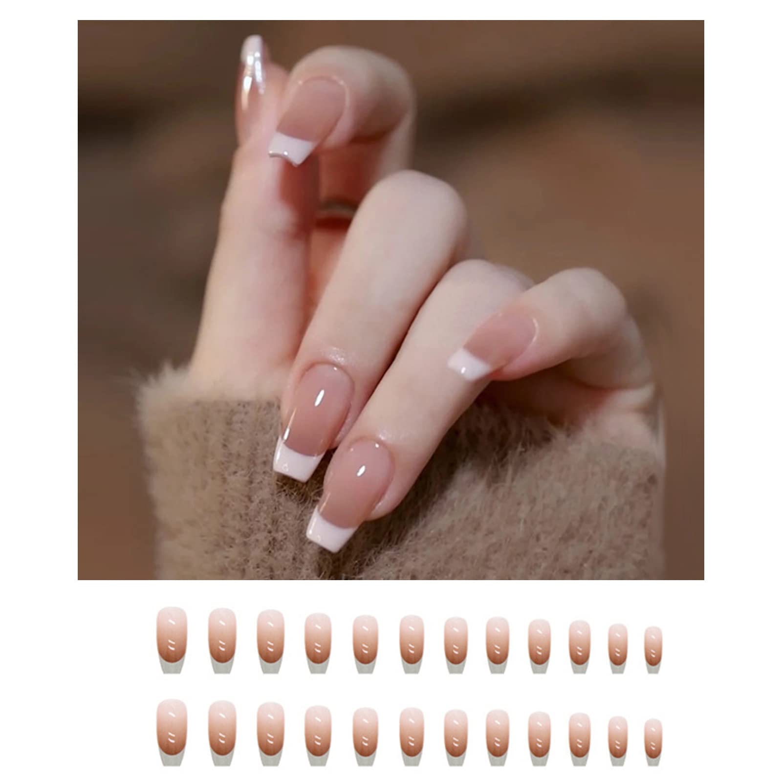 Amazon.co.jp: ネイルチップ ロング 付け爪 長さ出しチップ ネイル