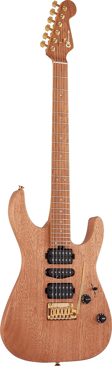Amazon | Charvel Pro-Mod DK24 HSH 2PT CM Mahogany, Natural